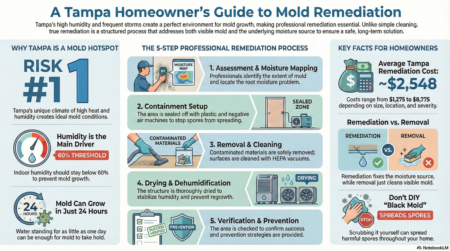 10 Mold Remediation Secrets Every Tampa Homeowner Should Know Before Calling for Help