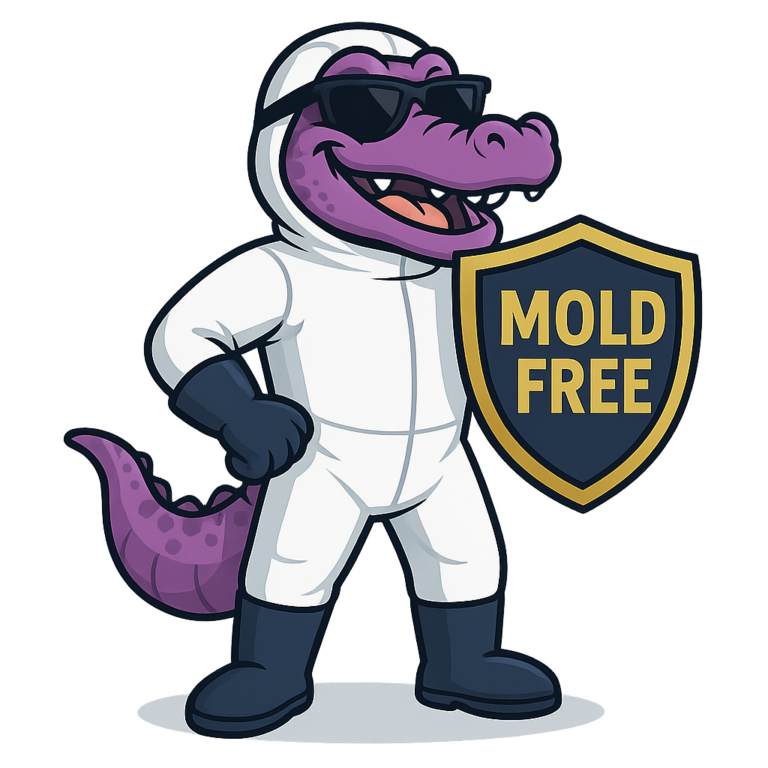 TampaBaymold.net's Gator Guard Badge of Protection Full Image Logo