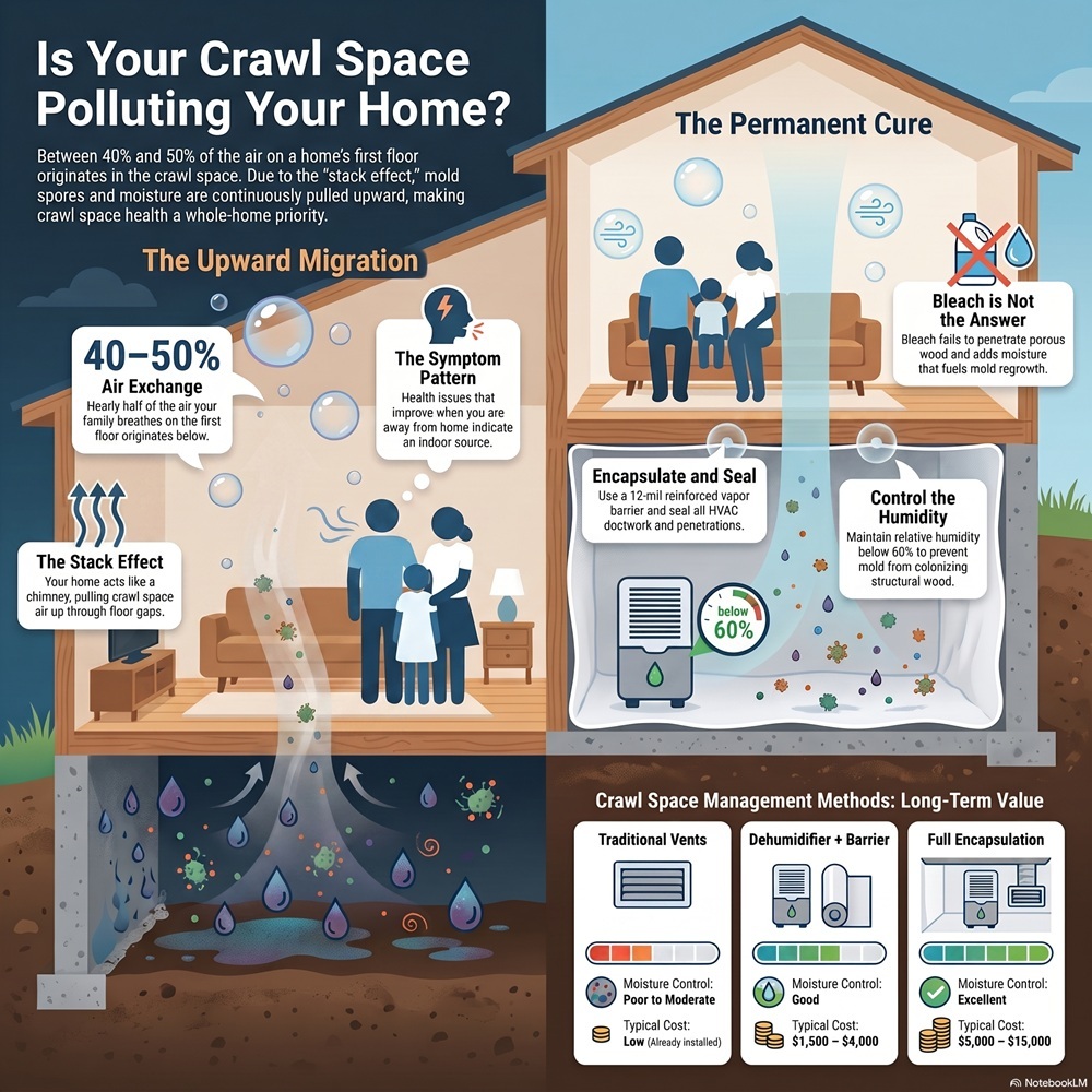 Does Mold In My Crawl Space Affect The Air I Breathe Inside-2