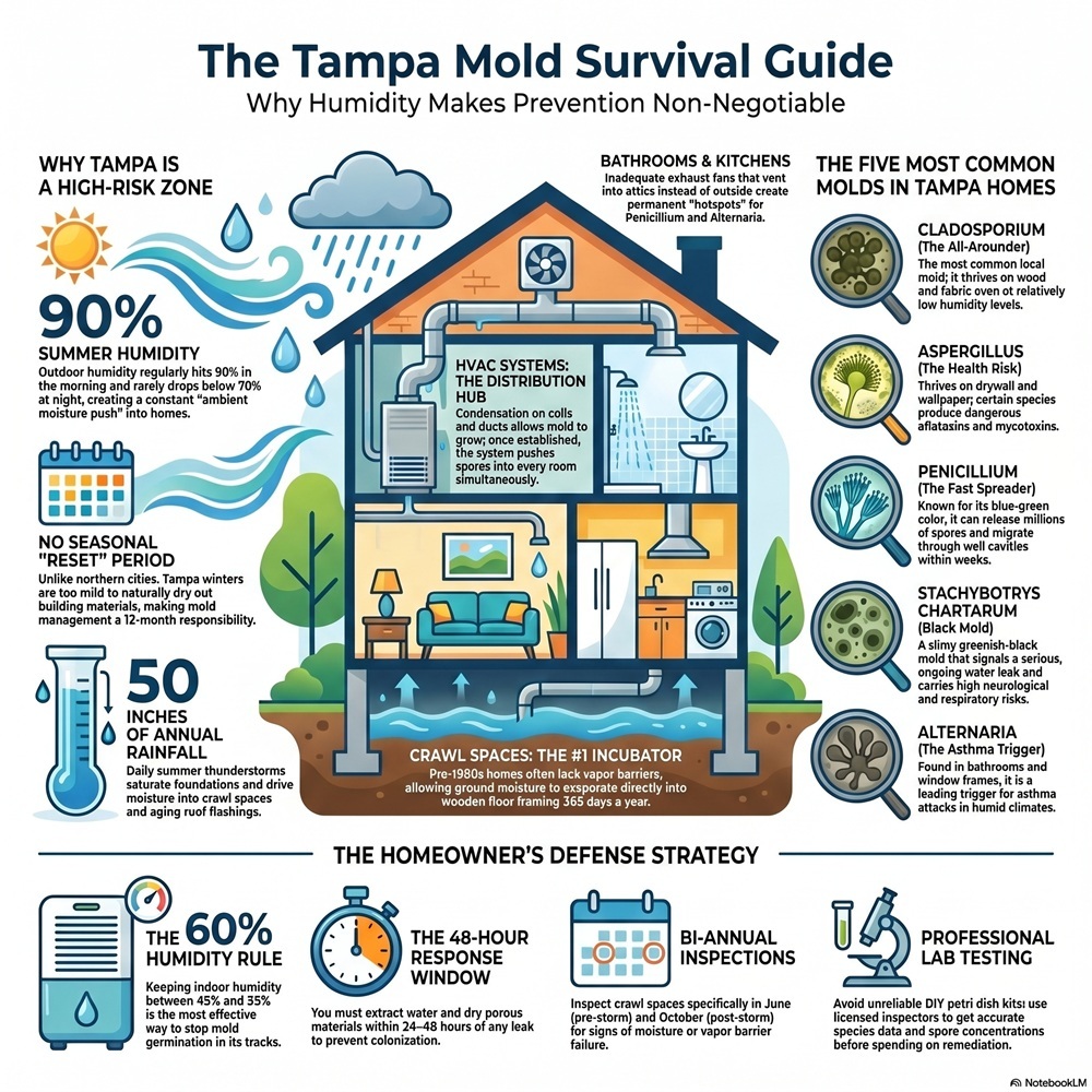 Does Tampa’s Humidity Cause More Mold Problems Than Other Cities -Square