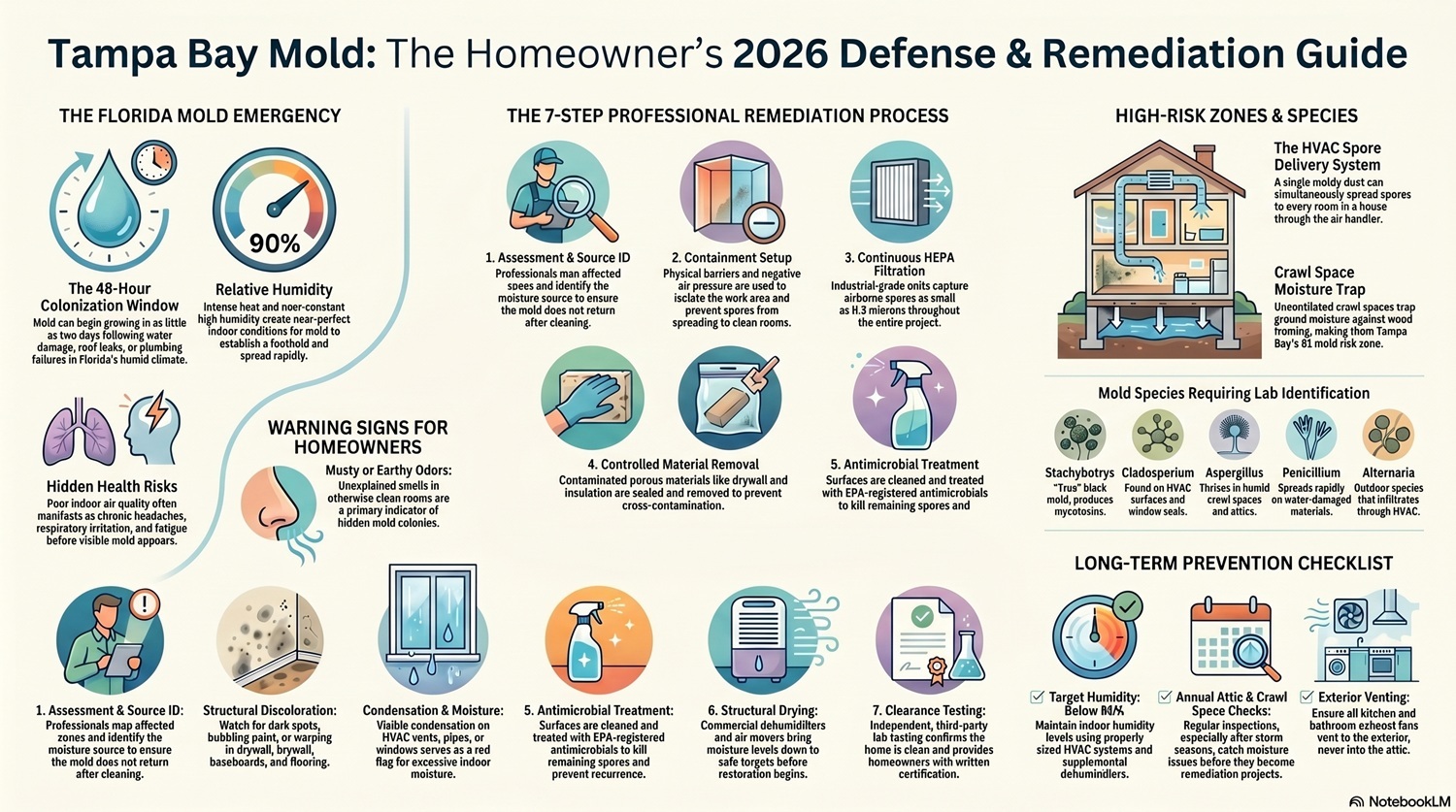 Residential Mold Remediation and Removal What Every Tampa Bay Homeowner Needs to Know 2026
