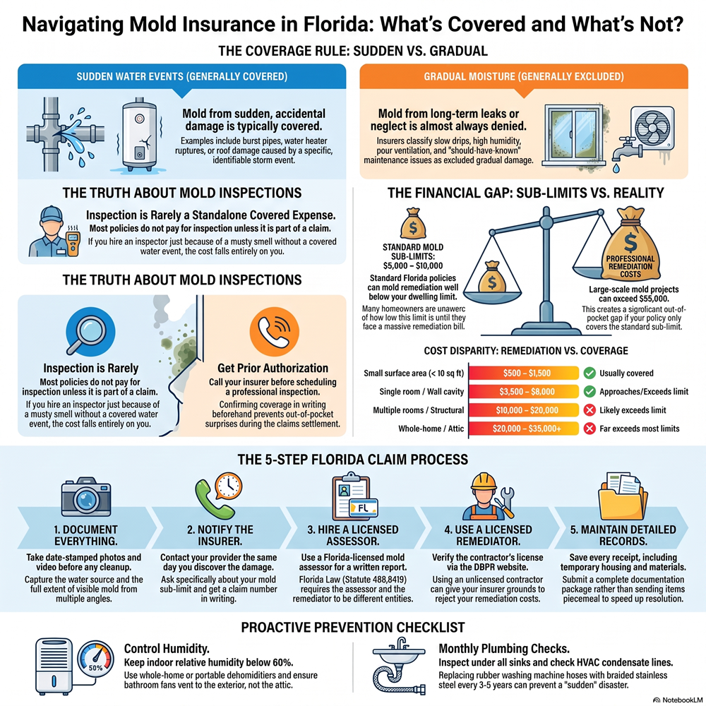 Does Homeowners Insurance Cover Mold Inspection In Florida