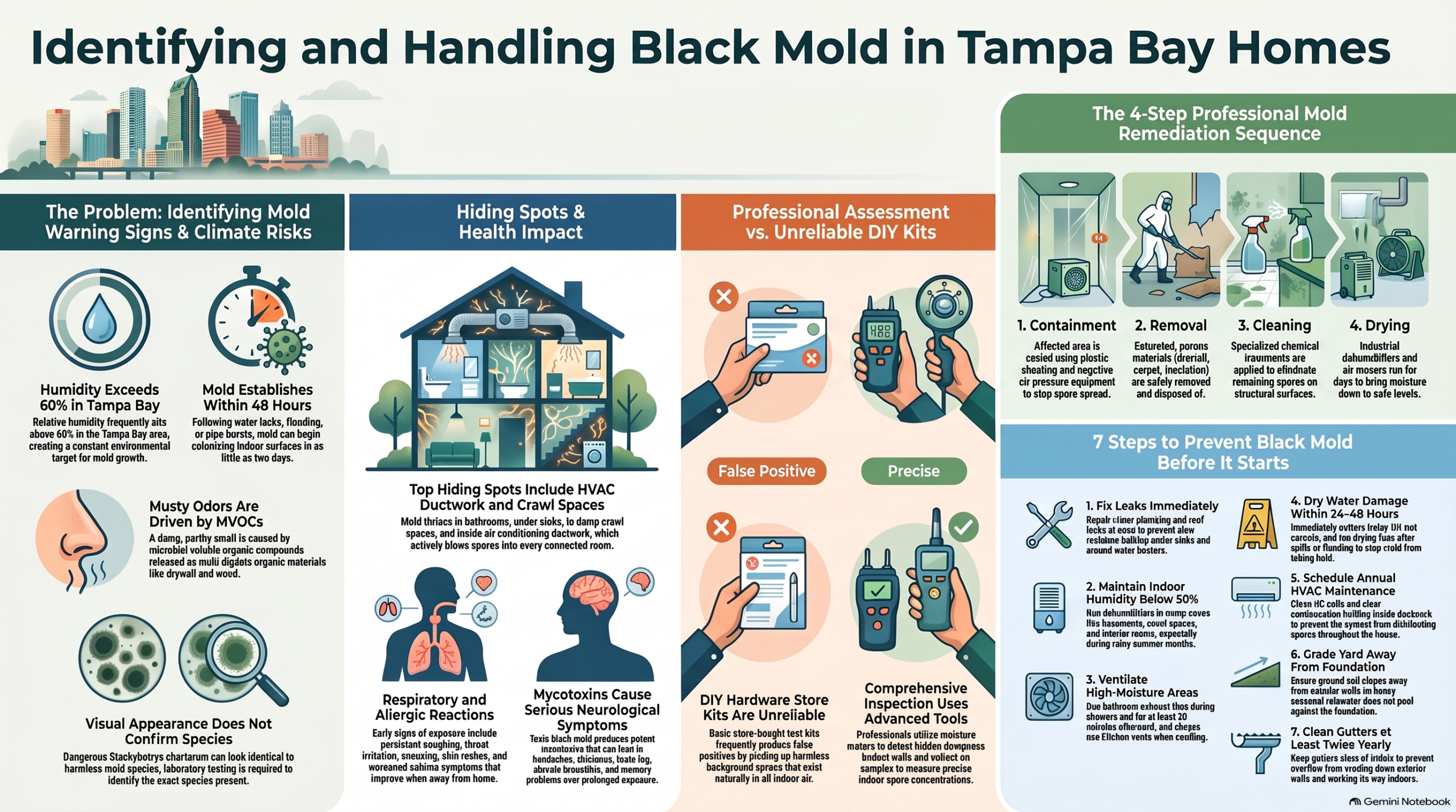 How To Identyify If I Have Black Mold Issues In My Home In Tampa Bay? (2)